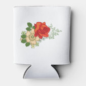 Red Rose en Daisies Koelbox Blikjeskoeler (Voorkant)