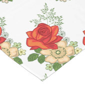 Red Rose en Daisies Korte Tafelloper (Hoek)