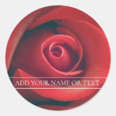 "RED ROSE" ENVELOPE SEAL STICKER (Voorkant)
