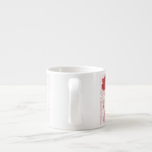 Red Rose Espresso Kop (Achterkant)