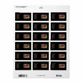 Red Rose Etiket (Full Sheet)