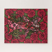 Red Rose Fairy Legpuzzel (Horizontaal)