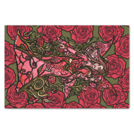 Red Rose Fairy Tissuepapier