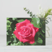 Red Rose Feestdagenkaart (Staand voorkant)