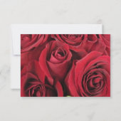 Red Rose Floral RSVP-kaart RSVP Kaartje (Achterkant)
