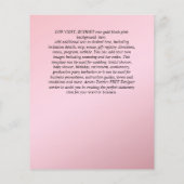 Red Rose Floral Wedding Invitation (Achterkant)