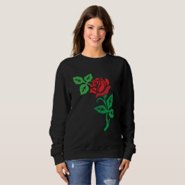 Red Rose Flower Design – Classic Floral Beauty Trui