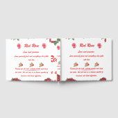 Red Rose Flower Language Gastenboek (Volledig)