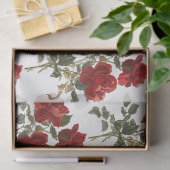 Red Rose Flower  Valentijn Bouquet Tissuepapier (Geschenk)