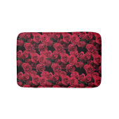 Red Rose Flowers Bath Mats Badmat (Voorkant)
