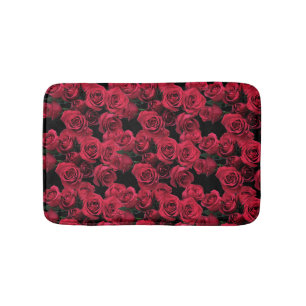 Red Rose Flowers Bath Mats Badmat