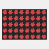 Red Rose Flowers Bouquet op maat Inpakpapier Vel (Voorkant 2)