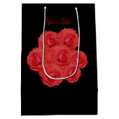 Red Rose Flowers Bouquet op maat Medium Cadeauzakje (Achterkant)