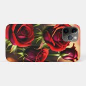 Red Rose Flowers Digitale Kunstwerk-58567 Case-Mate iPhone Case (Achterkant (horizontaal))