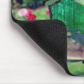 Red Rose Flowers gepersonaliseerd Muismat (Hoek)