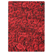 Red Rose Flowers Klembord (Achterkant)