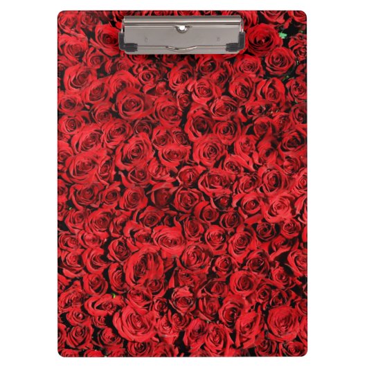 Red Rose Flowers Klembord (Voorkant)