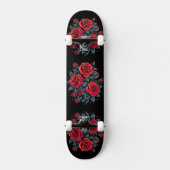 Red Rose Flowers Persoonlijk Skateboard (Voorkant)
