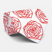 Red Rose Formal Stropdas (Opgerold)