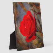 Red Rose Fotoplaat (Zijkant)
