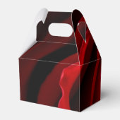 Red Rose Gable Favor Box Bedankdoosjes (Achterkant)