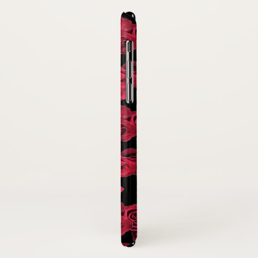 Red Rose Garden Flowers Floral iPhone X Hoesje (Achterkant/links)