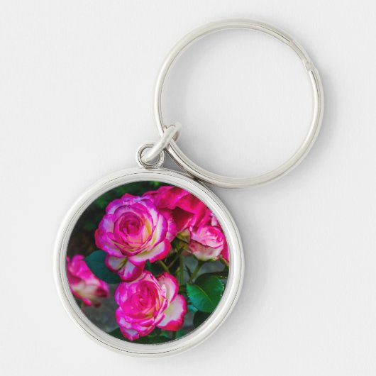 Red Rose Garden Sleutelhanger (Voorkant)