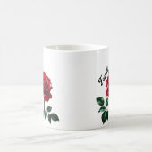 Red Rose |Gezin| Symbool van liefde en eenheid Koffiemok (Center)