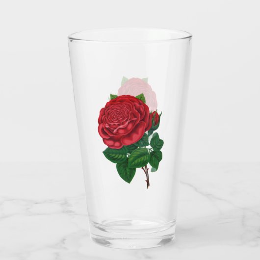 Red Rose Glas (Achterkant)