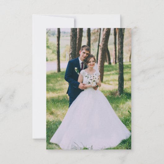 Red Rose Gold Geometric Lijst Weddenschap Bedankt (Achterkant)