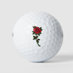 Red Rose Golfballen