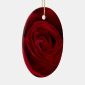 Red Rose Gorheerlijk Keramisch Ornament (Rechts)