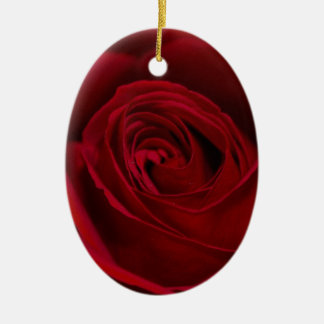 Red Rose Gorheerlijk Keramisch Ornament