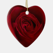 Red Rose Gorheerlijk Keramisch Ornament (Rechts)