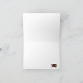 Red Rose Gothic Dank je blanco binnenin Bedankkaart (Binnen)
