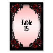 Red Rose Gothic Kaart (Voorkant)