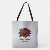 Red Rose Gothic Wedding Personal Canvas tas (Voorkant)