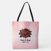 Red Rose Gothic Wedding Personal Tote Bag (Voorkant)