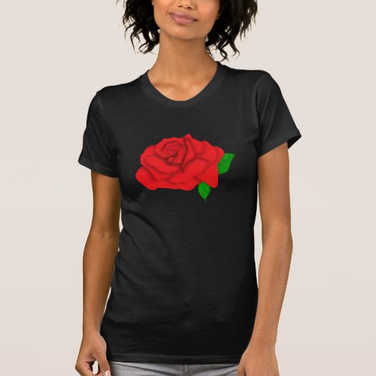 Red Rose Graphic T-shirt (Voorkant)
