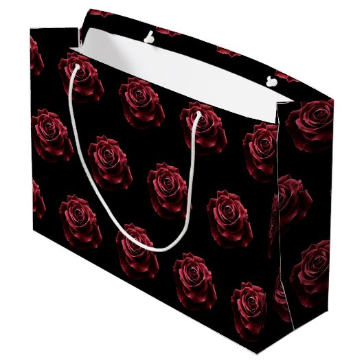 Red Rose Groot Cadeauzakje (Achterkant Gekanteld)