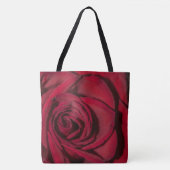 Red Rose Grote Canvas tas (Voorkant)