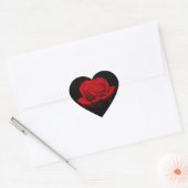 Red Rose Hart Sticker (Envelop)