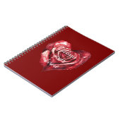 Red Rose Heart Notitieboek (Linkerzijde)
