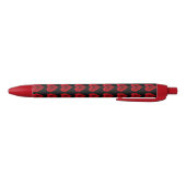 Red Rose Heart Shape - Trim Pen, zwarte inkt Pen (Bodem)