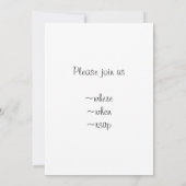 Red Rose herinnert zich herdenkingsdag Kaart (Achterkant)