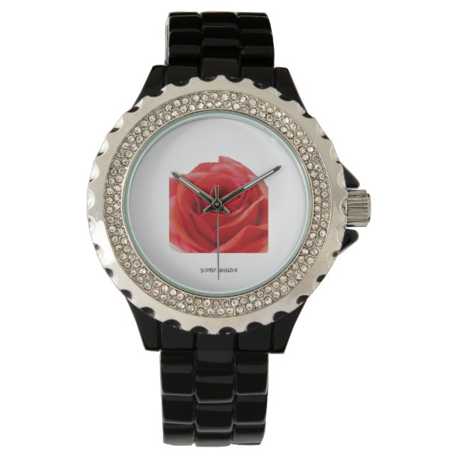 Red Rose Horloge (Voorkant)