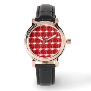 Red Rose Horloge