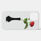 Red Rose in Black Vase Hoesje-Mate iPhone Case-dra Case-Mate iPhone Case (Achterkant (horizontaal))