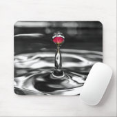 Red Rose in Droplet Muismat (Met muis)