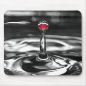 Red Rose in Droplet Muismat (Voorkant)